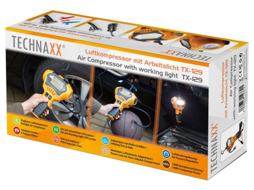 ПОРТАТИВНИЙ КОМПРЕСОР TECHNAXX AIR COMPRESSOR TX-129