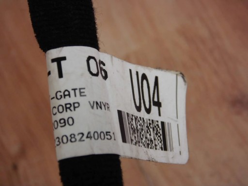 KIA Sorento III 2020 cables bundle wiring bonnet boot rear part
