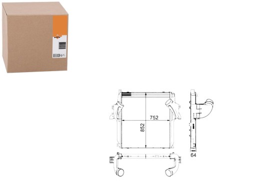 NRF30905/RS6 - ІНТЕРКУЛЕР NRF MERCEDES ACTROS ACTROS MP2 / MP3 O