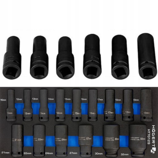 HOGERT НАБІР З 15 УДАРНИХ КОВПАЧКІВ