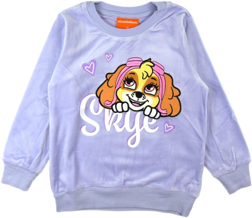 Дитячий світшот EplusM 122 р., довгий рукав, білий