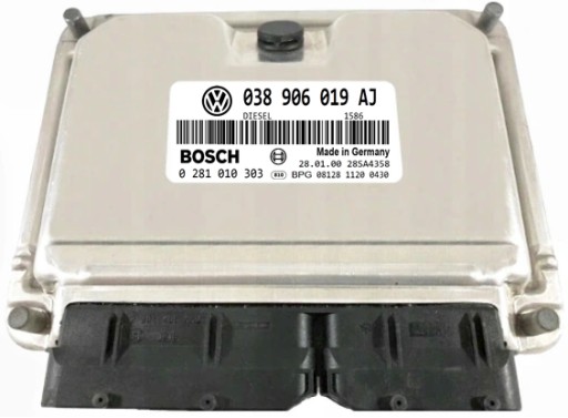 0281010303IMMO - Эбу компьютера vw 038906019aj 0281010303 immo off