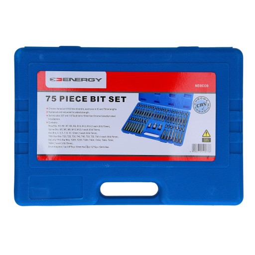 НАБІР БІТІВ ЕНЕРГІЇ 75PCS NE00339