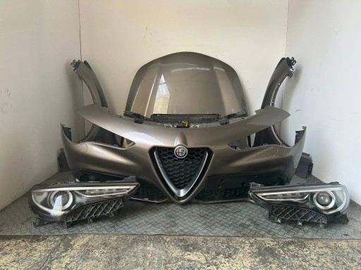 КАПОТ, БАМПЕР, РЕМІНЬ, БРИЗГОВИКИ ЛАМПИ, ПЕРЕД ALFA ROMEO STELVIO 2.2 082