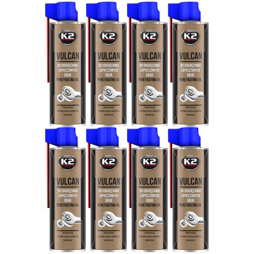 Засіб для видалення іржі, пенетратор для гвинтів K2 Vulcan для відгвинчування Спрей 4л