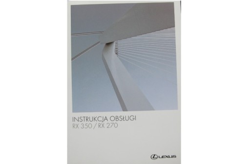 LEXUS RX 350 польское руководство Lexus RX 270 12-15