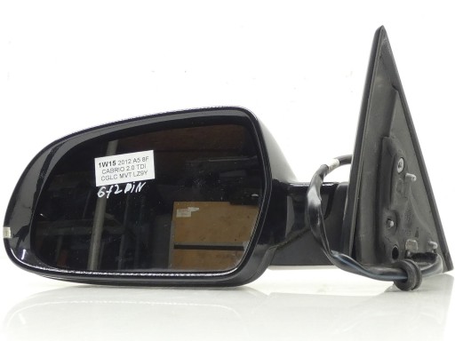 mirror exterior left AUDI A5 8T COUPE / CABRIO LIFT LZ9Y 8 PIN