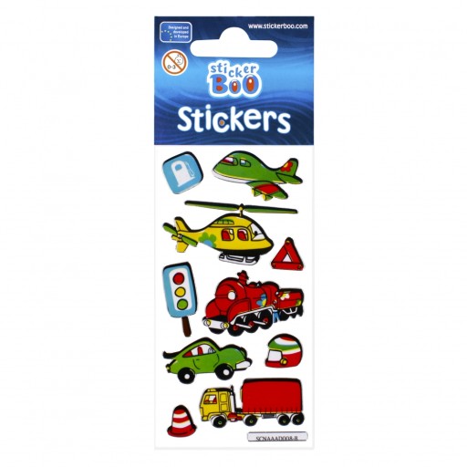 Наклейка BOO срібні автонаклейки