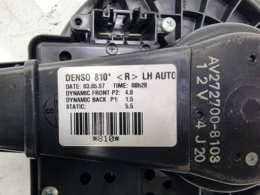 VENTOLA cabina 272700-8103 TOYOTA AURIS e