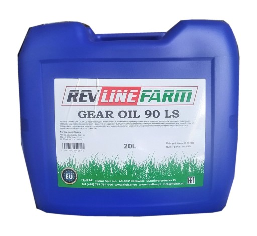 Масло трансмісійне revline farm 90 ls 20л.