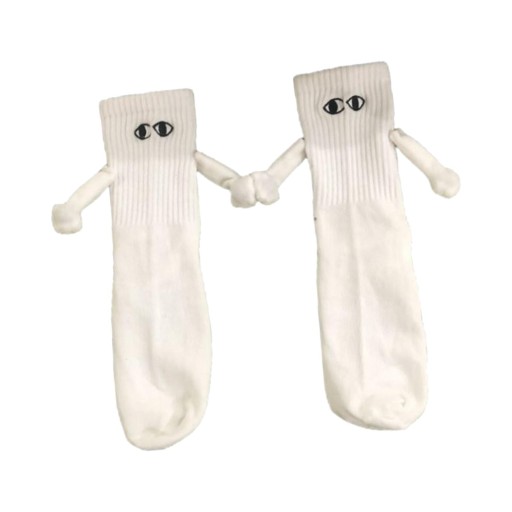 Ležérne ponožky Domáca Jogging Party Pohodlná biela