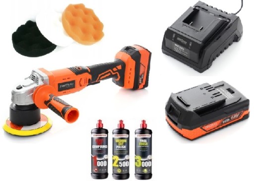 Аккумуляторный полировщик V18 PROSERIES 125 мм