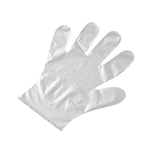 Jednorazové HDPE fóliové rukavice 100 ks