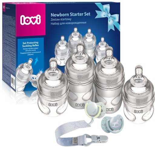 СТАРТОВИЙ НАБІР ПЛЯШЕЧКИ ДЛЯ ДИТЯЧОГО ДУШУ LOVI