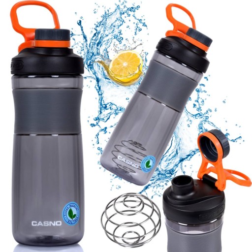 Пляшка для води xCASNOx тритан 800 мл відтінки сірого