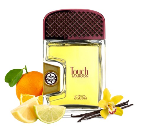 nabeel elite collection - touch maroon woda perfumowana 80 ml   zestaw