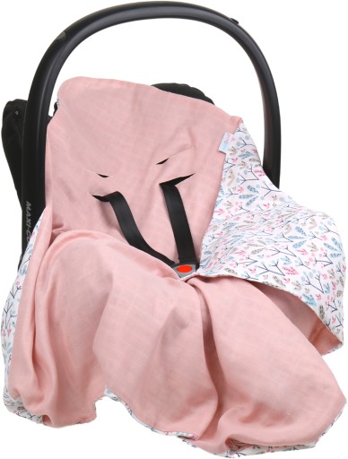 Ковдра Babymam 80 х 80 см відтінки рожевого