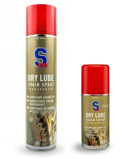S100 Dry Lube Dry Chain Lubricant Refill 400ML + 100ML