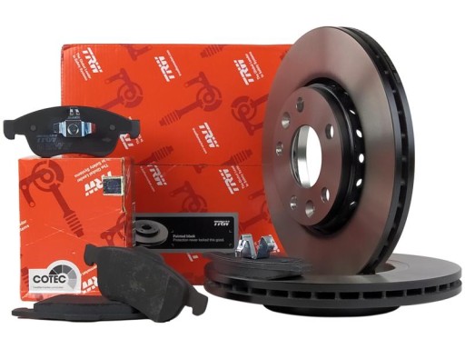 TRW ДИСКИ + КОЛОДКИ ПЕРЕДНІ RENAULT MEGANE III 280MM