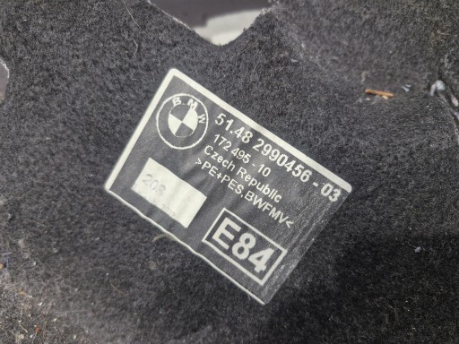 2990456 BMW X1 E84 IZOLACJA copertura GREMBIALINA NADKOLA Destra posteriore