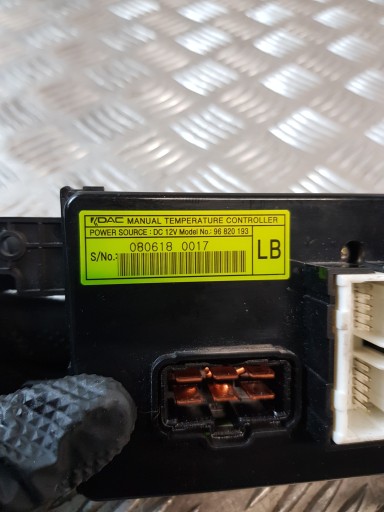 PANEL klími klimatizaci 96820193 CHEVROLET CAPTIVA 10R