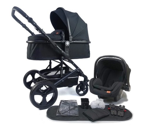 Візок 3в1 Pixini Kalani золото/чорний