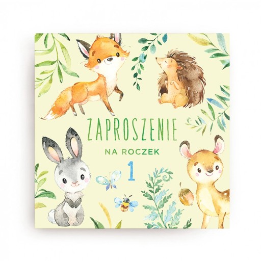 ЗАПРОШЕННЯ для однорічних лісових тварин 10 шт