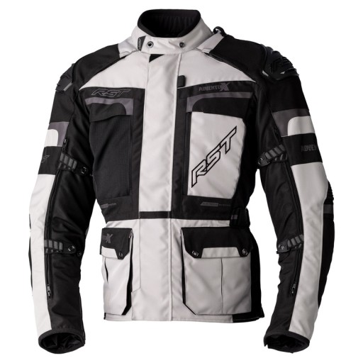 ТЕКСТИЛЬНА КУРТКА RST PRO SERIES ADVENTURE X CE SILVER/BLACK (L)