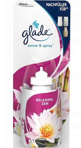 Glade Relaxing Zen Náplň Skladovanie Osviežovač vzduchu sprej 18ml brise