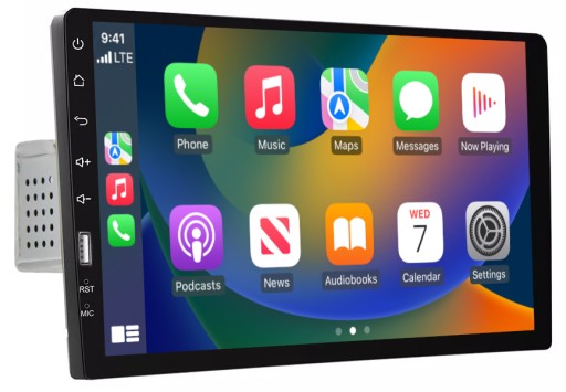 РАДІО 1 DIN 9 ДЮЙМІВ BT HD MP3 ANDROID AUTO CARPLAY