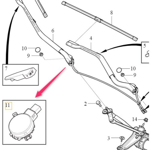32286633 - Датчик дощу Volvo