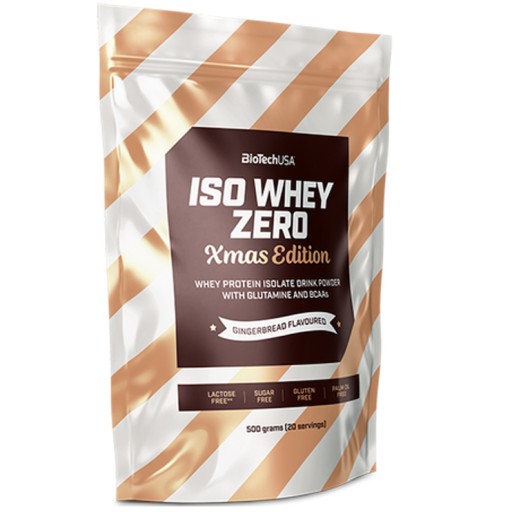 BIOTECH ISO WHEY ZERO 500g PROTEIN ISOLATE WPI EAA Xmas Edition