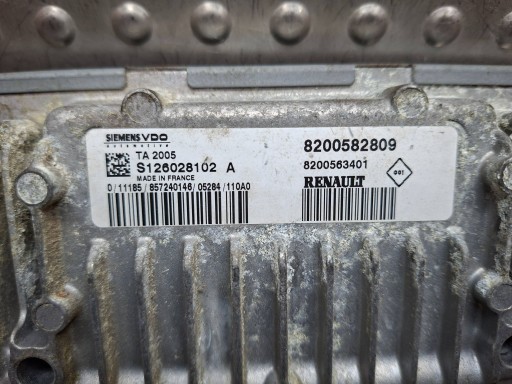 control unit gearboxes of the gear S126028102A 8200582809 8200563401 Renault