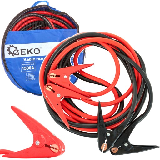 АВТОМОБИЛЬНЫЕ КАБЕЛИ ПЕРЕМЫЧКИ 1500А, длина 6 м, ТОЛСТЫЕ ПОВОДА