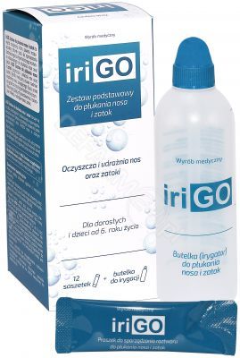 IriGo sada na vyplachovanie nosa a dutín - 1 sada
