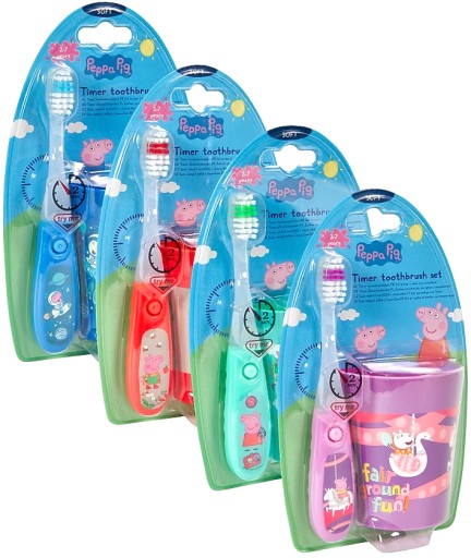 Таймер чашки для дитячої зубної щітки Peppa