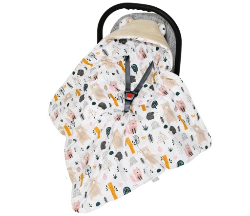 СПАЛЬНИЙ МІШОК ДЛЯ АВТОМОБІЛЬНОГО КРИСІЛА З КАПЮШОНОМ