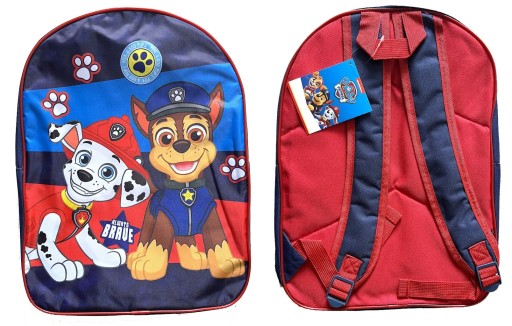 Шкільний однокамерний рюкзак Paw Patrol Spin Master Shades of red, Shades of blue, Multicolour