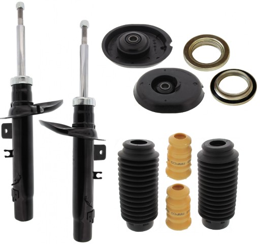 Амортизаторы, бамперы, подушки, peugeot 207 передние, комплект