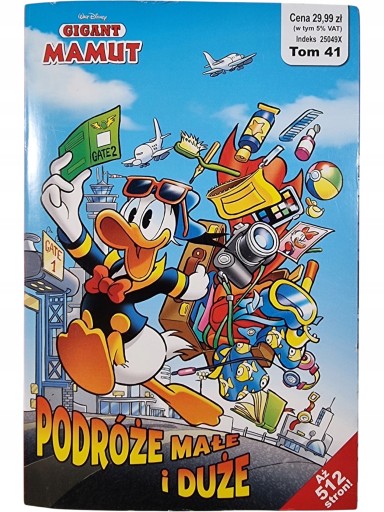 Zdjęcie egzemplarza: Podróże Małe i Duże / Gigant Mamut / Kaczor Donald / Komiks nr 41
