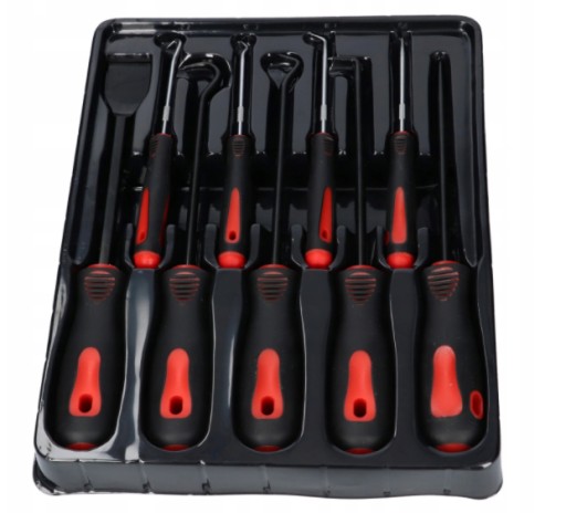 КОМПЛЕКТ КРЮЧКОВ ДЛЯ ПРОКЛАДОК И УПЛОТНИТЕЛЬНЫХ КОЛЕЦ 9 ЭЛЕМЕНТОВ