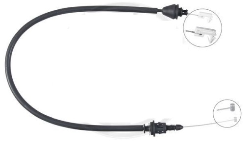 8200073162 - ОРИГИНАЛЬНЫЙ ГАЗОВЫЙ ТРОС R 1.9 DTI / DCI ДЛЯ ПОТЕНЦИО 92 СМ