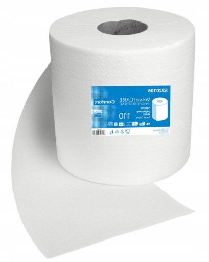 ЧИСТЯЧИЙ ПАПЕРОВИЙ РУШНИК БІЛА ЦЕЛЮЛОЗА 108 М