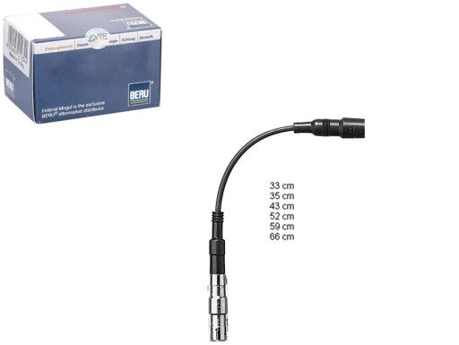 PRO/ZE765 - Кабели зажигания audi a6 4b2 c5 2.4 98-beru