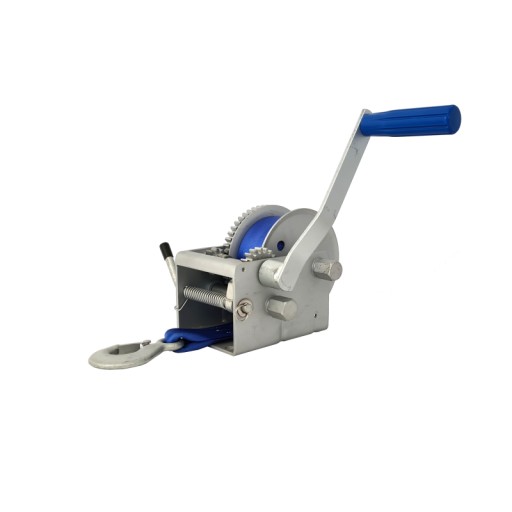 РУЧНАЯ ЛЕБЕДКА С РЕМЕНЬЮ 10М И РУКОЯТКОЙ 1133 кг