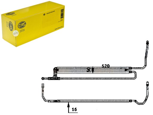 HEL8MO 376 - МАСЛЯНЫЙ ОХЛАДИТЕЛЬ [HELLA]
