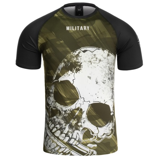 Футболка Military Gym Wear Rashguard Skull Military р. XXL