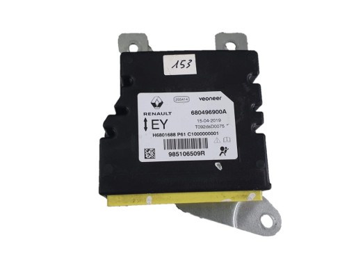 985106509R - MEGANE IV ESPACE V TALISMAN МОДУЛЬ ДАТЧИКА ПОДУШКИ