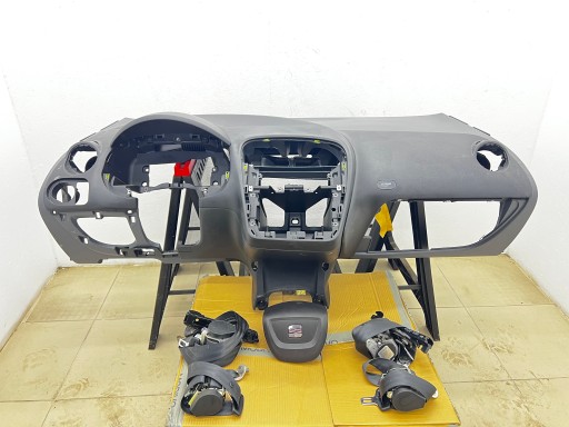 SEAT ALTEA 09-14 LIFT Konsole Armaturenbrett AIRBAG Fahrer des Beifahrers Gurten Original