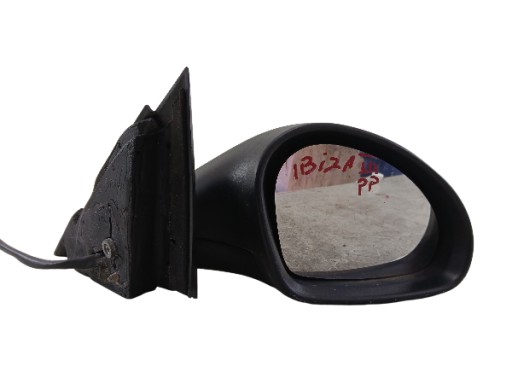 SEAT IBIZA III mirror right black, MANULANE